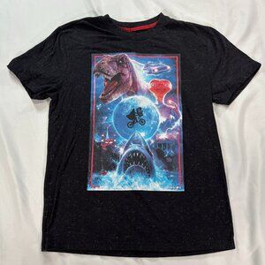 Universal Studios Jurassic Park-ET-Jaws-Back To the Future Tee Med      Lot N